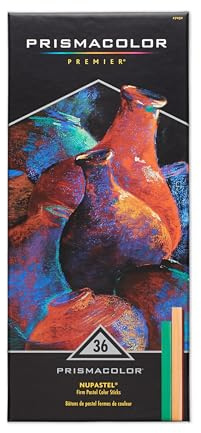 Prismacolor 27050 Premier NuPastel Firm Pastel Color Sticks, 36-Count