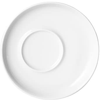 KAHLA 393516A90039C Five Senses Untertasse 16 cm | weißer Unterteller aus Porzellan