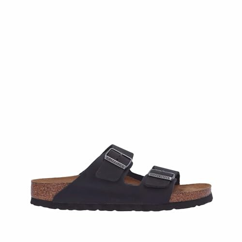Birkenstock Classic ARIZONA Unisex-Erwachsene Pantoletten, Black (752483), 38 EU