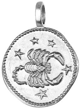 NKlaus Signo zodiacal de Escorpio plata de ley 925 16mm colgante horóscopo 1671