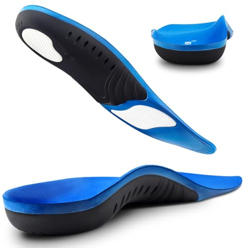 Plantar Fasciitis Insoles, High Arch Support Shoe Inserts for Women Men