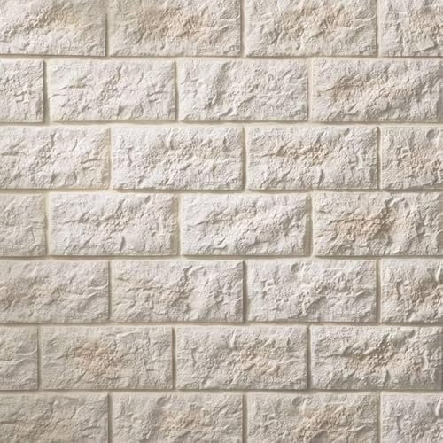 Parement béton beige rectangulaire 0,5 m2