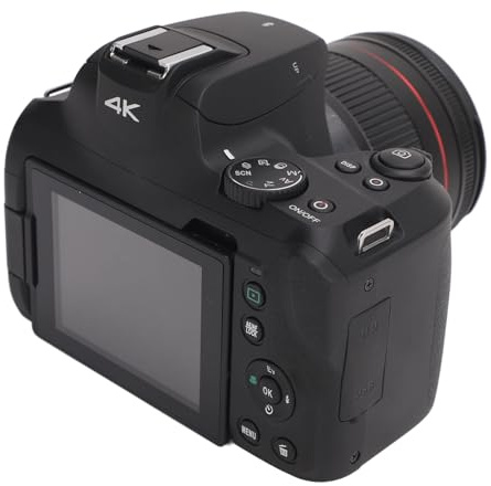 4K Digital Camera Ultra HD WiFi 64MP 12x 30x Optical Zoom Auto Focus 270 Degree Flip Screen Vlogging Camera with APP