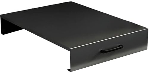 Tapa Encimera Gas, Cubre Encimera de Gas, Fabricada con Placa de Acero Reforzado, Fácil de Limpiar, Amplía el Espacio de la Cocina(Black,30x40x5cm/12x16x2in)