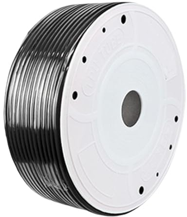 Vilgftyiet Tubo dell'aria in poliuretano, diametro esterno 4 mm x diametro interno 2,5 mm, lungo 160 metri, resistente ad alta pressione per compressore d'aria e utensili pneumatici, flessibile e