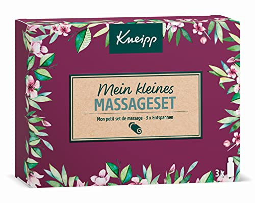 Kneipp Mein kleines Massageset, Massage Probierset, Geschenkpackung, 3 x 20ml