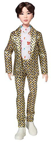 Mattel GKC92 - BTS Idol Suga Figur, K Pop Merch Spielzeug zum Sammeln, Mehrfarbig