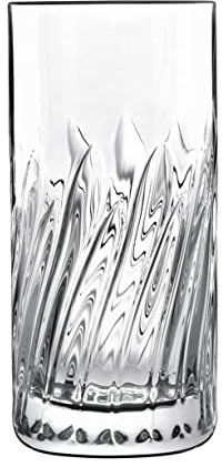 Luigi Bormioli Crystal Titanium Reinforced 6 Count 68ml Shot Glasses - Dishwasher Safe - Made in Italy, Transparent/Green