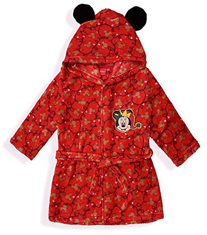 Disney Minnie Mouse Red Coral Robe 3 Years, red, 3 Years