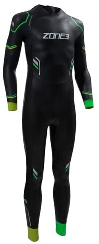 Zone3 Adventure Triathlon/Open Water Neoprenanzug Kinder schwarz/grün