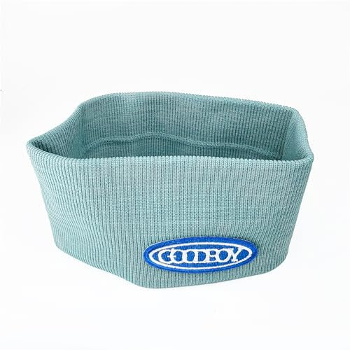 Thayakii Sportstirnband gestrickt, elastisches Kopftuch Damen, schweißabsorbierendes Fitness Haarband, Outdoor Sport Stirnband (Blau)