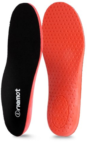 riemot Arch Support Shoe Inserts for Men Women Comfort Orthotic Insoles for Plantar Fasciitis,Flat Feet,Suitable Athletic Hiking Boots Shoe Soles Black 6.5UK,40EU