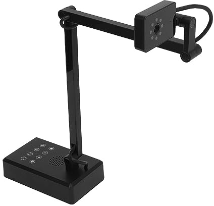 4K 16 MP Ultra High Definition USB-dokumentkamera, justerbar vinkelbärbar webbkamera för klasser, kompatibel med OS X, Windows, OBS och