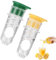 2PCS Lemon Squeezers,Manual Juicer Reusable Lemon Hand Juicer Lemon Squeezer Press,Easy to Clean Juice Squeezer for Extracting Limes Oranges Lemons Squeezer Press for Kitchen (Green,Yellow)