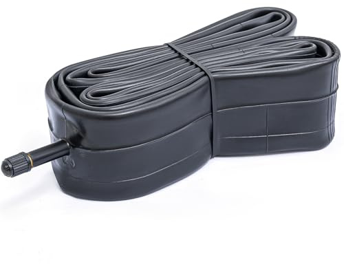 700x35C/36C/38C/40C/42C/43C AV32mm Bike Tube, 700C Replacement Bicycle Inner Tube (Single) Reliable 700 x 35C-43C Bike Inner Tube Schrader Valve for City/Road/Gravel Cycling Scenarios