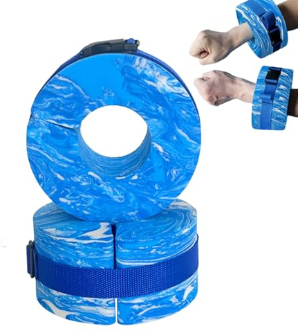 Simflytarmband för vattenträning - Justerbara färgglada armband av högdensitets-EVA,Simmanschetter-utrustning - För Barn Vuxna Nybörjare Simmare
