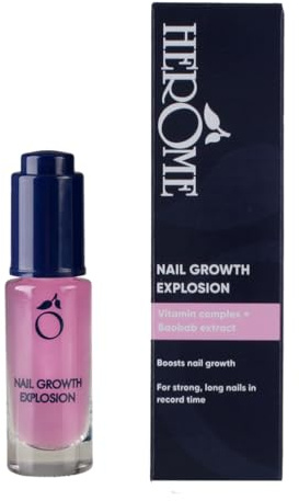Herome - Nail Growth Explosion 7ml | Nail Serum for Rapid Nail Growth, resulting in Strong, Long and Healthy Nails, Results in 14 days