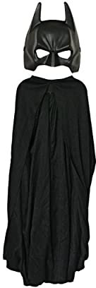Batman: The Dark Knight Rises: Batman cape och mask set, barnstorlek (svart)