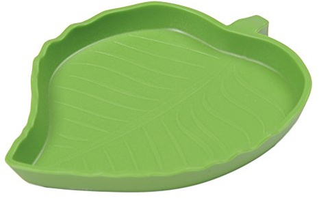 Sundautumn - Vaschetta per tartaruga e rettili a forma di foglia (taglia S)