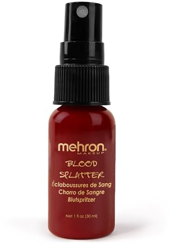 Mehron Makeup Blood Splatter, Special FX Fake Spray Blood