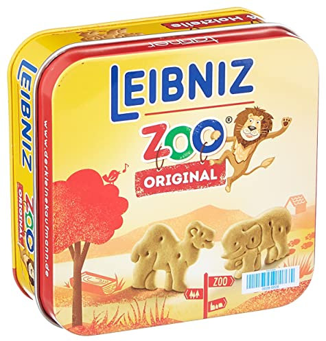 tanner DER KLEINE KAUFMANN TANNER Deco - Leibniz Zoo, vier Kekse aus Holz, Zubehör für Kaufmannsladen, lebensmittelechtes Design, 0974.3