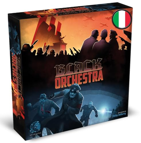 Asmodee – Black Orchestra (Seconda Edizione) – Gioco da Tavolo Tema Storico | Gioco da Tavola Collaborativo di Strategia su Seconda Guerra Mondiale – 1-5 Giocatori – 14+ Anni – 90 Minuti – Ed. Italiana