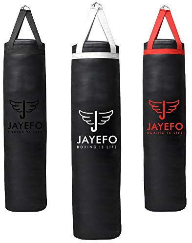 Jayefo Saco de boxeo deportivo – Saco pesado sin relleno para MMA, Karate, Judo, Muay Thai, Kickboxing y entrenamiento de defensa personal para casa o gimnasio