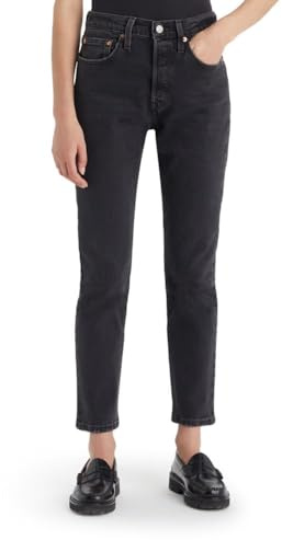 Levi's Women's 501 Skinny Jeans, (New) Black Worn in, 27