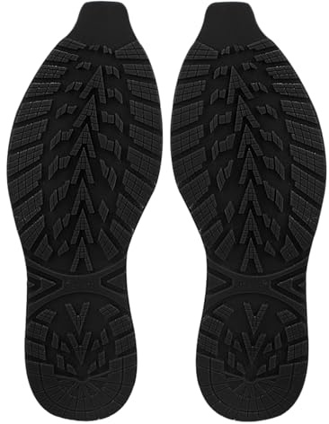 CUSROS Suola di ricambio completa per scarpe da ginnastica,suola in gomma antiscivolo,suole del tallone anteriore per stivale,kit di attrezzi di ricambio per riparazione,cuscinetti per la riparazione