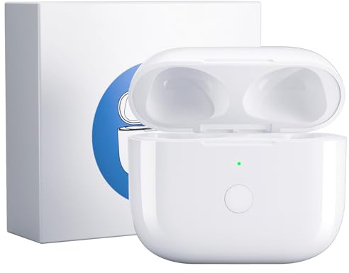 Uluck Kabelloses Ladecase Kompatibel mit AirPods Pro 1 und AirPods Pro 2,Wireless Charging Case Original Ersatz Replacement,Bluetooth Pairing Sync Button