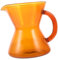 TOPPERFUN verter sobre la cafetera hogar jarra servidores de café Cafetería de vidrio elaborada a mano cafetera de cristal tetera de vidrio lanzador de café Coffee a mano Amarillo
