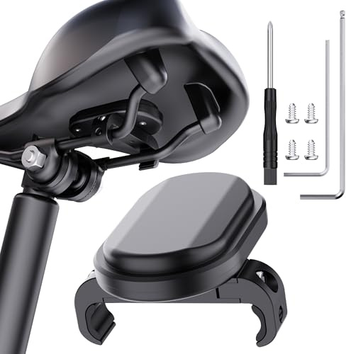DDJ Bike Mount Compatible with Samsung Smart Tag 2/Moto Tag/AirTag Case, Hidden Under Bicycle Seat, Waterproof Anti-Theft Bike GPS Tracker Mount with Tools for Mountain Bikes, Electric Bicycle
