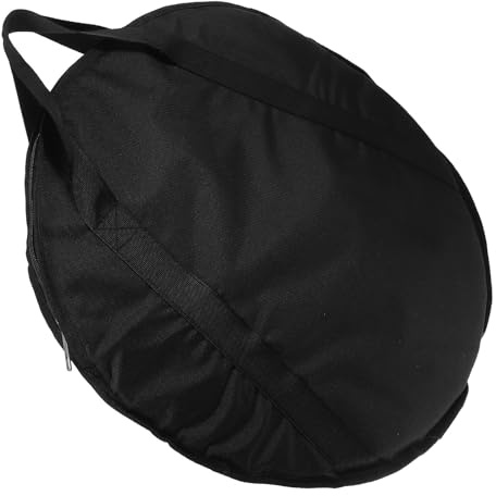 Bolsa para Platillos Redonda Oxford Resistente al Desgaste Negra