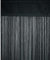 Fadengardine Fadenvorhang Vorhang Faden schwarz 250x90cm