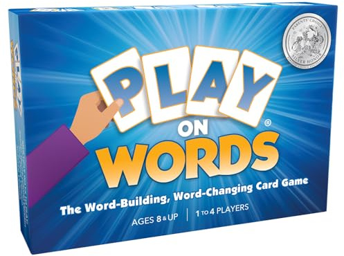 Play On Words Card Game - Extra-Creative Word Making Fun for All Ages - A Parents' Choice Award Winner - Family/Kid-Friendly Word Game
