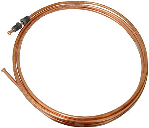 AERZETIX: Línea de freno manguera tubo de cobre Ø4.76mm con racores M10x1/M10x1 (270cm)