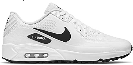 NIKE Air Max 90 g, Golfschuhe für Herren, Schwarz-Weiß, 41 EU