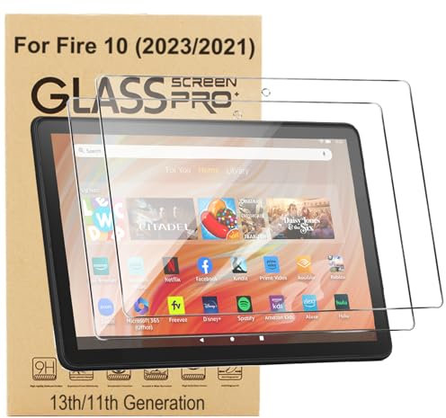 Ytuomzi Schutzfolie für 10,1 Zoll Kids Pro Tablet 2023 & 2021 Modell, gehärtetes Glas, Displayschutz für 10 Pl/Kinder, kratzfest, High Definition, Härtegrad 9H, 2 Stück