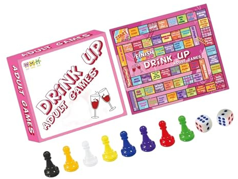 Montesy Gioco da tavolo di viaggio per coppie con varie modalità di gioco per appuntamenti Intrattenimento notturno Bere per amici Riunione Partito Incontri interattivi