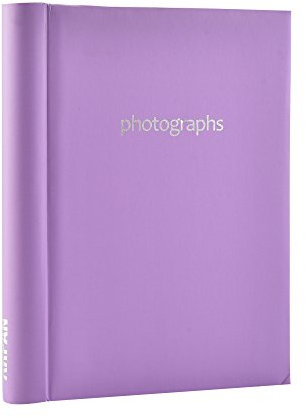 Self-Adhesive Photo Albums with 20 Sheets/40 Sides, Spiral Bound Photo Album Pastel Purple