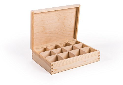 Caja para té 12 compartimentos té Buzón