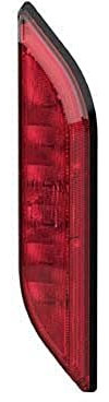 Hella 2NE 013 343-031 Nebelschlussleuchte - Shapeline Style Slim - LED - 24/12V - geklebt - Lichtscheibenfarbe: rot - Stecker: AMP - 2-polig - hinten links