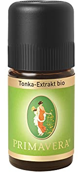 PRIMAVERA Ätherisches Öl Tonka-Extrakt bio 5 ml - Aromaöl, Duftöl, Aromatherapie - erheiternd, wärmend, entspannend - vegan