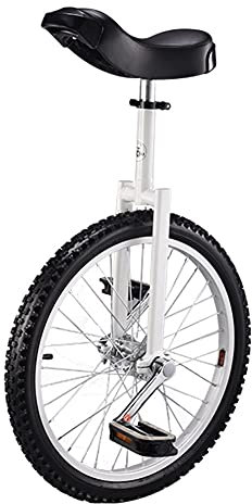 20 Zoll Rad Einrad Uni Cycle Balance Exercise Fun Bike Fitness Scooter Zirkus | Verstellbarer Sitz | Belastbar 150 kg - Einräder für Erwachsene