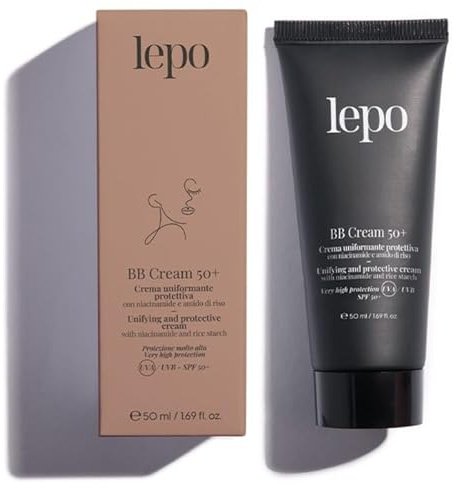 Lepo BB Cream SPF 50+ mit Niacinamid und Reisstärke Nr. 11 vergoldet