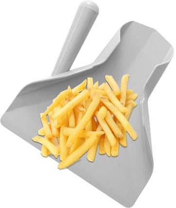 Pala para patatas fritas, Cuchara para patatas fritas - Envasadoras de patatas fritas - Espátula para patatas fritas con mango, utensilios de cocina, espátula portátil para patatas fritas antideslizan