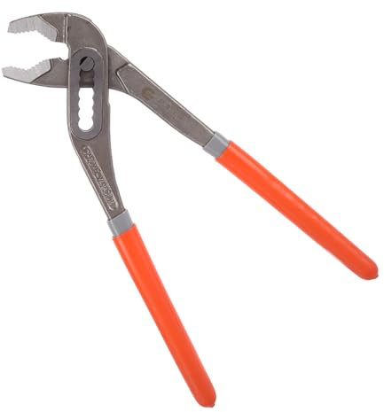 ASelected Alicates de bomba de agua, 250 mm, cambio rápido, ajustable, multiagarre, alicates de junta de ranura, herramientas de abrazadera de fontanería, herramientas de agarre de tubería con mango