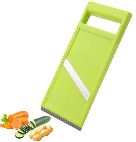 Affettatrice portatile per cetrioli in acciaio inox, affettatrice per verdure, frutta, verdura, patate, cipolle, carote
