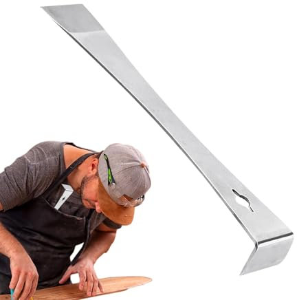 piede di porco resistente | Robusto strumento per la rimozione del cuneo di rifinitura, pratico raschietto tascabile per estrattore di chiodi in metallo per il taglio del, la rimozione