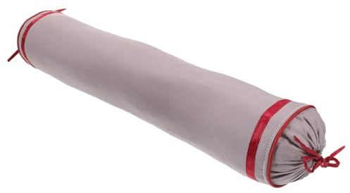 IMIKEYA Funda De Almohada Cervical Redonda Funda para Rollo De Cuello Tamaño Mediano Tejido Suave De Tela Flexible para Soporte Ergonómico De Cuello Uso Sofá y Oficina